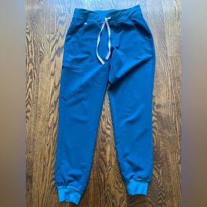 women's Caribbean Blue Zamora - Jogger Scrub Pants - Size Small. Caribbean Blue